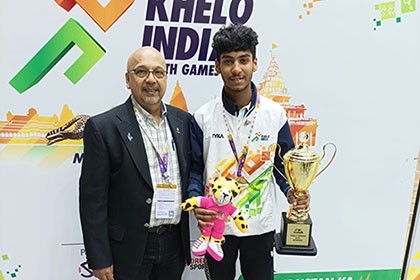 Prodigious Ankur Bhattacharya wins gold in Khelo India, says Kamalesh Mehta's praise gave him the inspiration