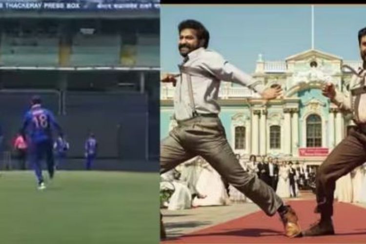 Natu Natu effect in the cricket field? A clip of Virat danced viral on social media
