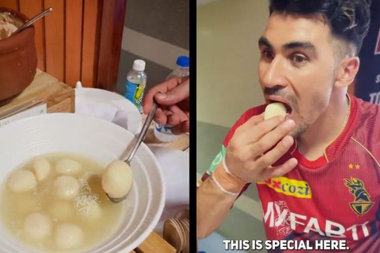 Afghan Cricket star falls in love with Kolkata’s Rasogolla, faces criticism also