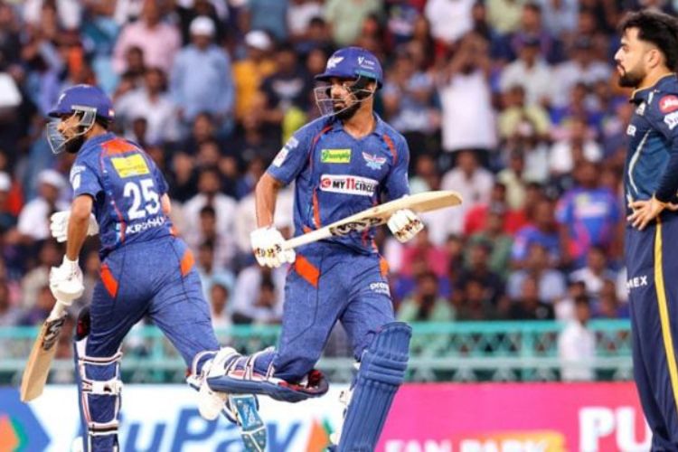 Gujarat Titans snatched a victory,beat Lucknow Super Giants in a thriller.