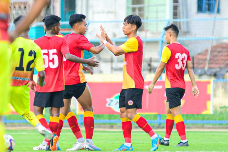 East Bengal FC storms a 5 – 0 against Diamond Rock FC