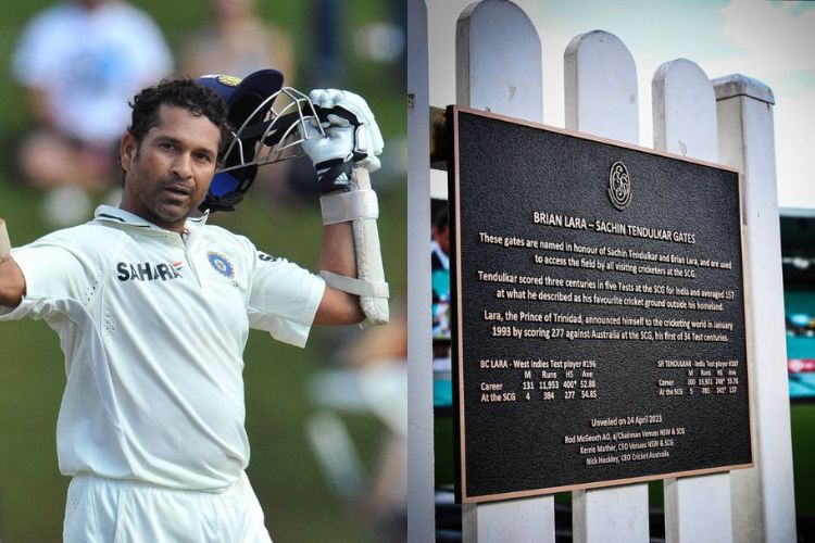 Gates named after Sachin Tendulkar, Brian Lara unveiled at Sydney Cricket Ground