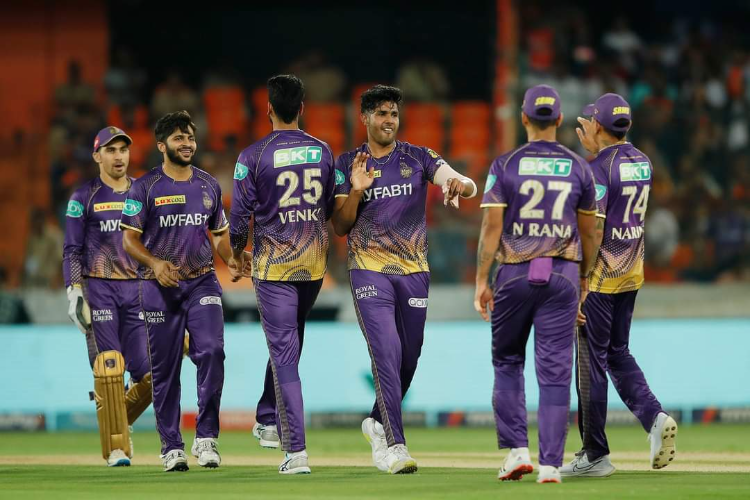 KKR defeated Sunrisers Hyderabad by five runs.