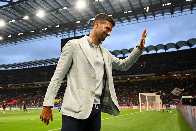 Djokovic said he is a great fan of AC Milan