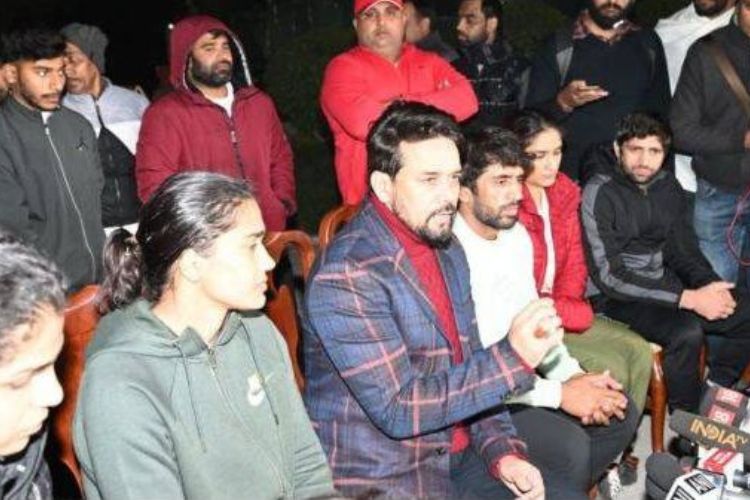Government keen to sit with wrestlers says Anurag Thakur