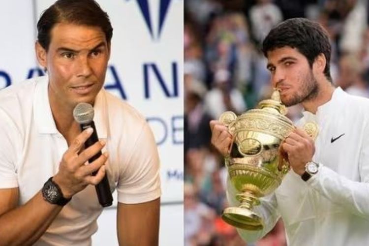 Rafael Nadal's million-dollar message after Alcaraz ends Djokovic's Wimbledon reign