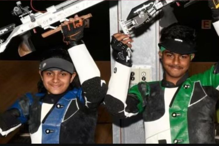 ISSF Junior World Championships: Abhinav Shaw-Gautami Bhanot pair clinches gold in 10m air rifle mixed team