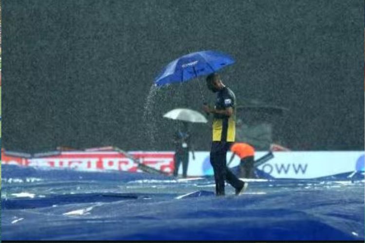 90 per cent chance of rain in the evening in the final today