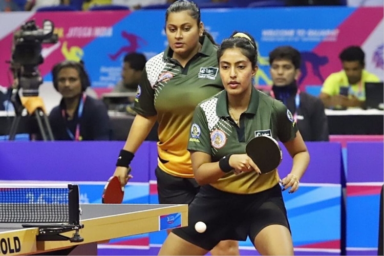 Sutirtha Mukherjee and Ayhika Mukherjee assures India a historic table tennis medal