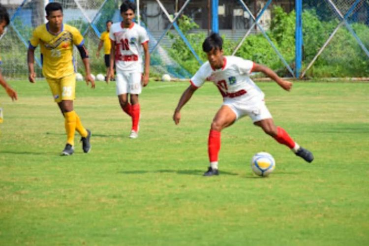 The goalkeeper-turned-striker appears as the highest scorer in the CFL Second Division