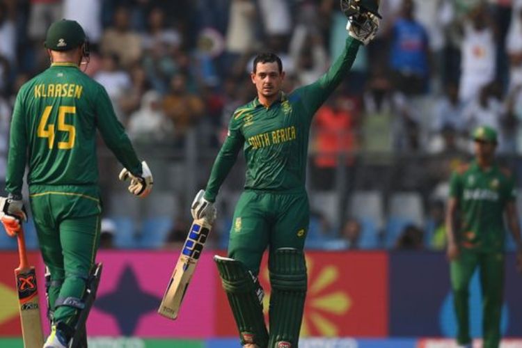 Van der Dussen and de Kock star as South Africa crush New Zealand by 190 runs