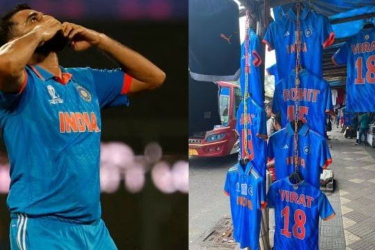 Shami jerseys sold out in the traditional sports shop around Eden Gardens