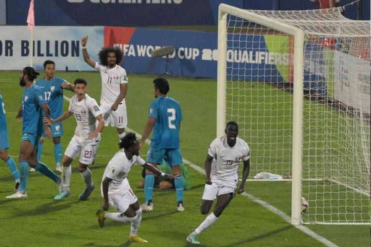 Qatar stops India’s unbeaten run with a 3-0 triumph