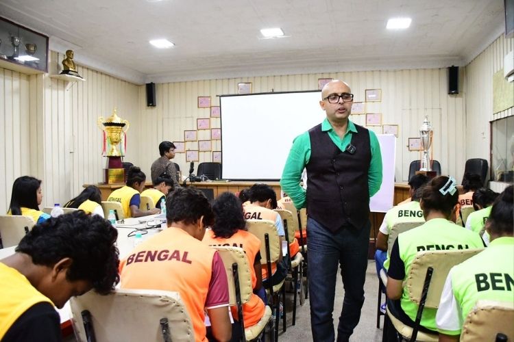 Motivator Mrinal Chakrabarty's class will strengthen Bengal girls, hopes coach