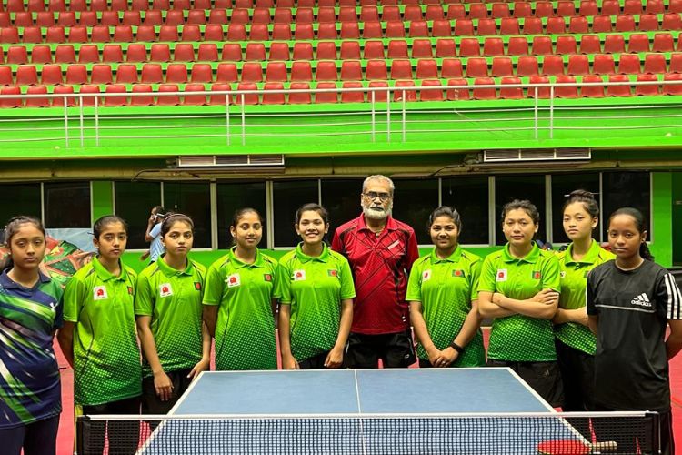 Bangladesh eyes medals in South Asian TT relying on a Bengali coach's hard work