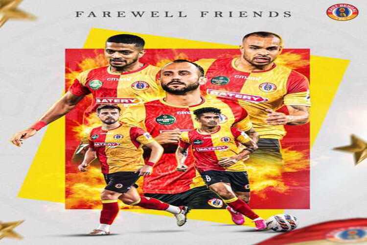 East Bengal Released five players from their sqaud