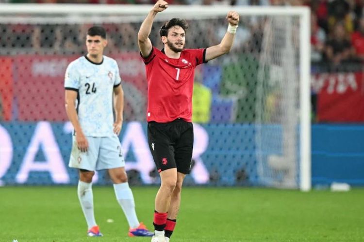Georgia stun Portugal to reach quarterfinal, Belgium to face France