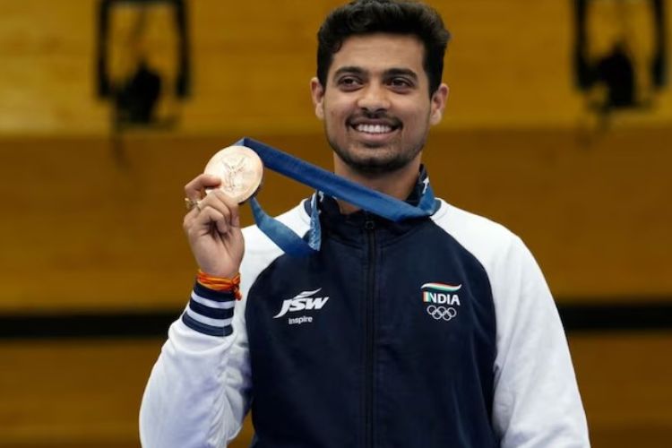 Swapnil Kusale clinches bronze for India in Paris