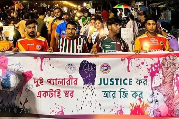 Unprecedented protest from ‘United’ East Bengal, Mohun Bagan and Mohammedan Sporting football