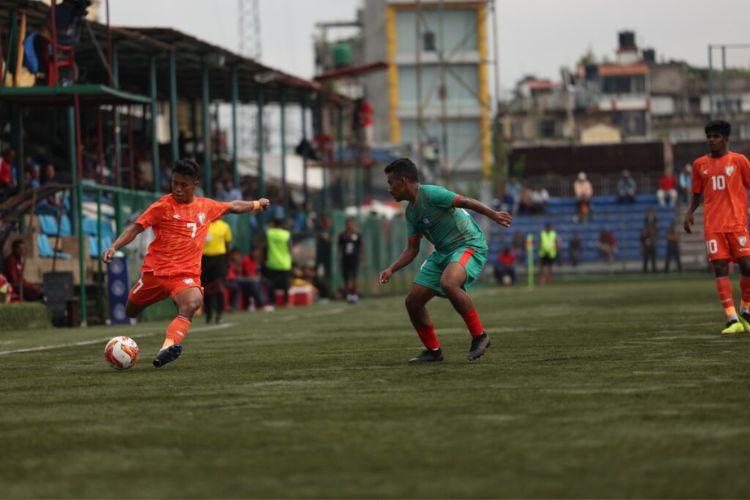 The national under-20 team crashed out of the tournament losing in the shootout against Bangladesh