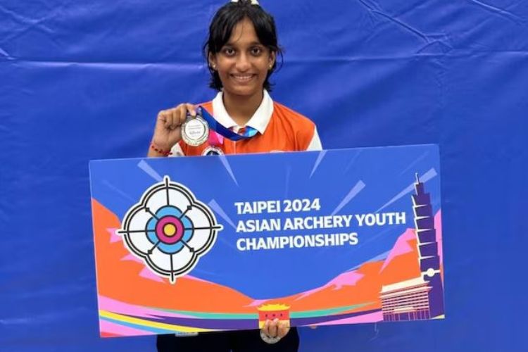 Vaishnavi’s brilliance guided Indian women’s team to acquire Under-18 team silver at Asian Youth Archery