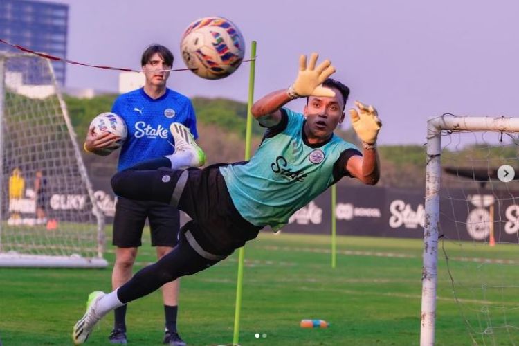 The best goalkeeper in the I-League participates in a match after two-and-half years! Fulfills desire flawlessly