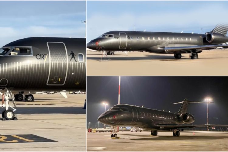 Cristiano Ronaldo acquires the latest model of ‘Bombardier Global Express’ private jet