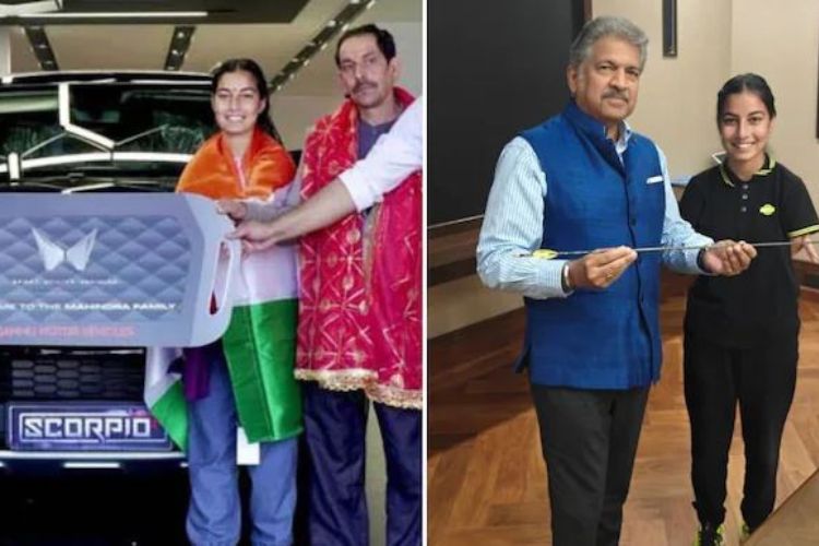 Armless Olympian archer Sheetal Devi receives an 'SUV' gift from Anand Mahindra