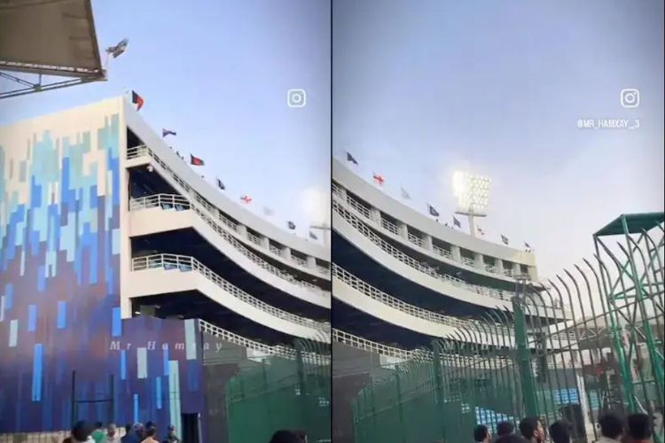 No Indian Flag at Karachi Stadium before the Champions Trophy! Stadium video goes viral