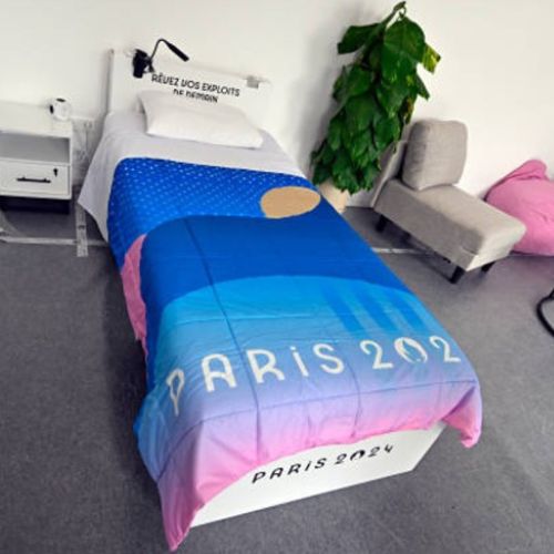 ‘Anti-sex’ cardboard beds return to Paris Olympics