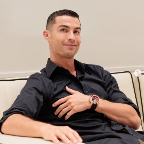 Cristiano Ronaldo introduces his new luxury watch