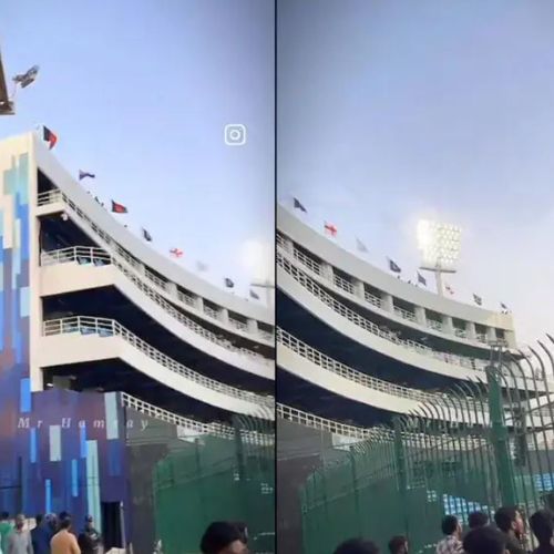 No Indian Flag at Karachi Stadium before the Champions Trophy! Stadium video goes viral